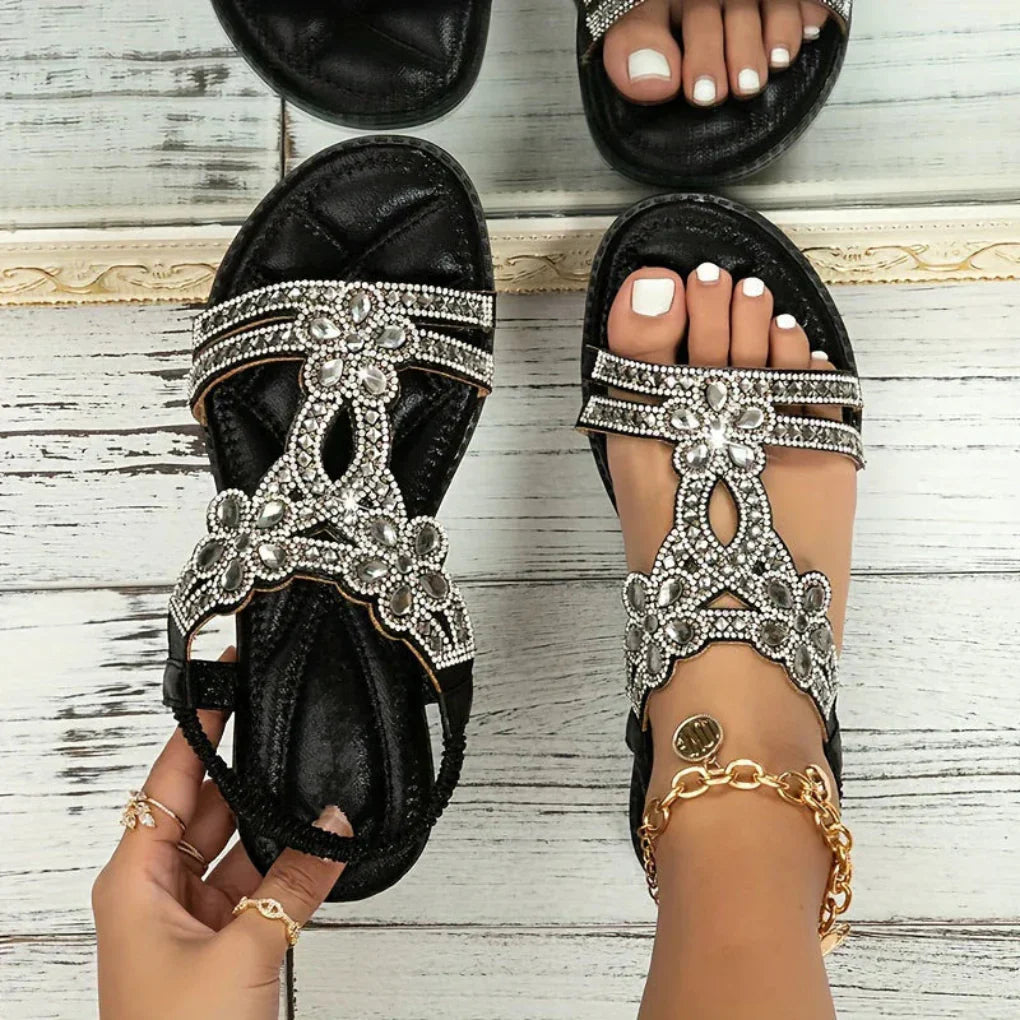 Sandały ortopedyczne - styl boho - kobiece - Luo