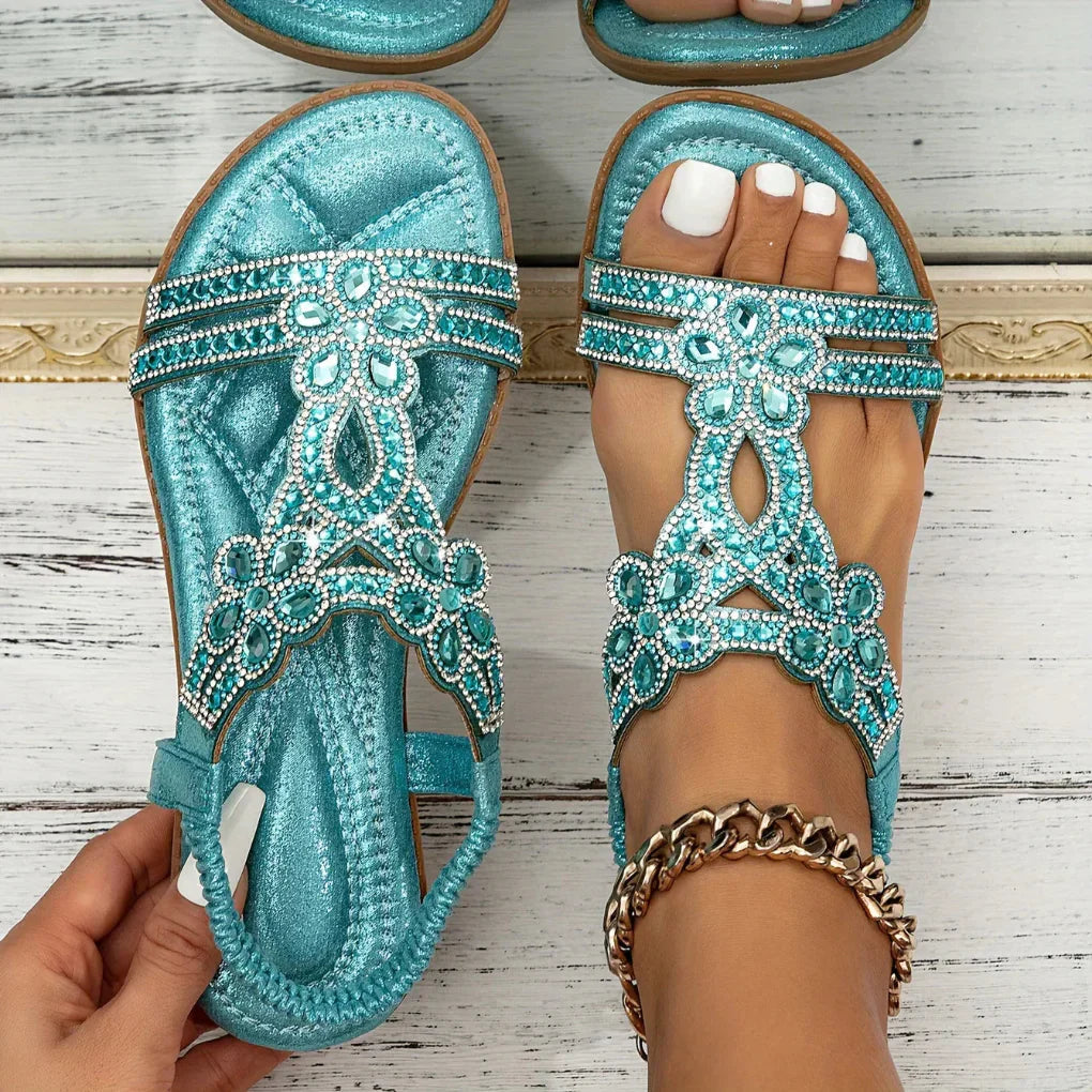 Sandały ortopedyczne - styl boho - kobiece - Luo